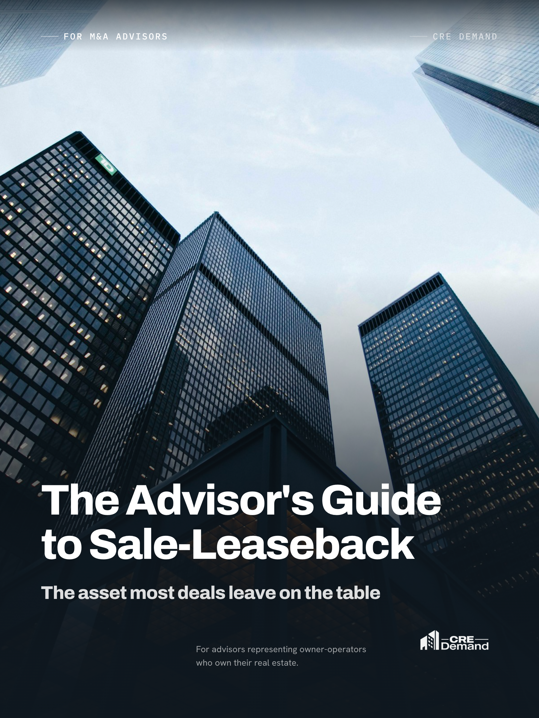 Cover of The Advisor's Guide to Sale-Leaseback