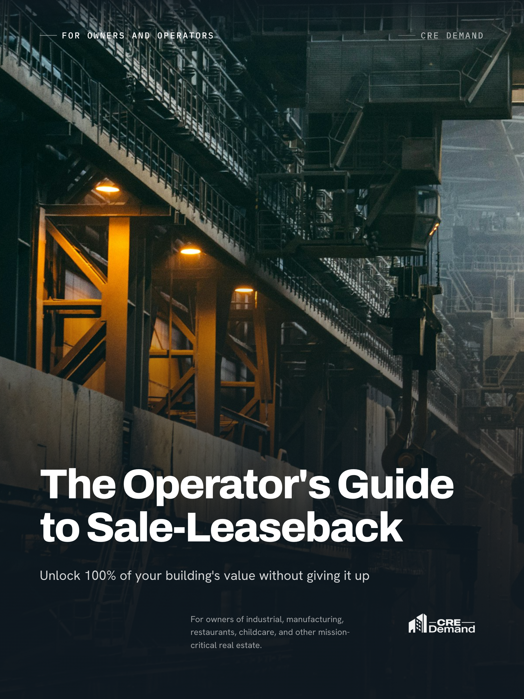 Cover of The Operator's Guide to Sale-Leaseback